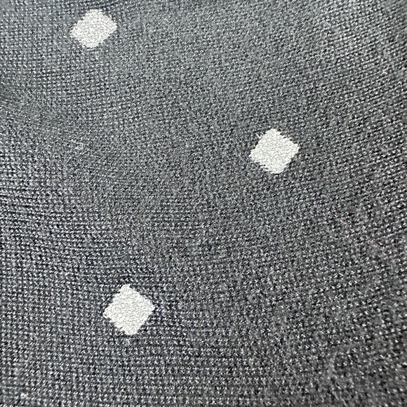 White House Black Market sweater with white diamond print size small - Picture 6 of 8